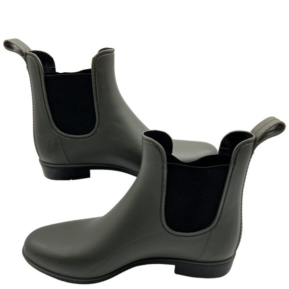 Sam Edelman Womens 8 Tinsley Moss Green Chelsea Ankle Rain Bootie - Picture 16 of 16